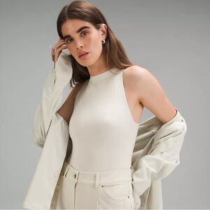 Lululemon Wundermost Ultra-Soft Nulu High-Neck Sleeveless Bodysuit